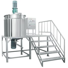 Double Jacketed Heated Stainless Steel Mixing Tank with Agitator